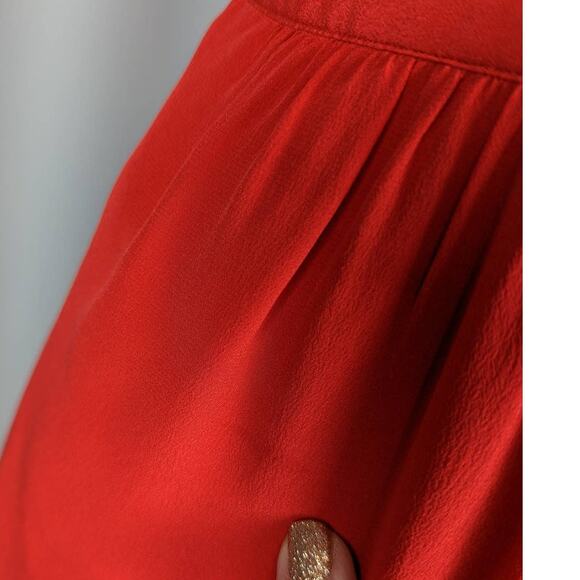 Madewell Silk Starview Cami Mini Dress Red Size 0 - Picture 9 of 14